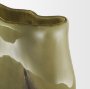 71621 - Tulano Medium Green and Brown Glass Vase