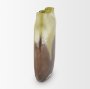 71622 - Tulano Tall Green and Brown Glass Vase