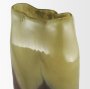 71622 - Tulano Tall Green and Brown Glass Vase