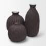 71598 - Tidal Tall Ceramic Rippled Decorative Vase