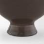 71623 - Bruna Wide Mouth Geometric Brown Glass Vase