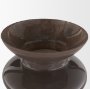 71624 - Bruna Sculptural Brown Glass Vase