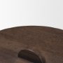 71638 - Voss Black Metal w/ Dark Wood Lid Canister