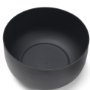 71638 - Voss Black Metal w/ Dark Wood Lid Canister