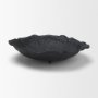71649 - Verdant Large Matte Black Metal Decorative Centerpiece Bowl