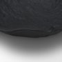 71649 - Verdant Large Matte Black Metal Decorative Centerpiece Bowl
