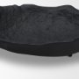 71650 - Verdant Small Matte Black Metal Decorative Centerpiece Bowl