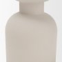 71658 - Pelar Small Matte White Metal Stacked Pillar Candle Holder