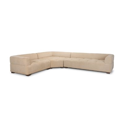 718211-D - Warner Quilt 3 Piece Sofa Set w/Corner Piece