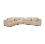 718212-D - Warner Quilt 3 Piece Sofa Set w/Corner Piece w/Back Cushions