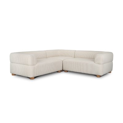 718221-G - Warner Channel 3 Piece Sofa Set w/S Corner Piece