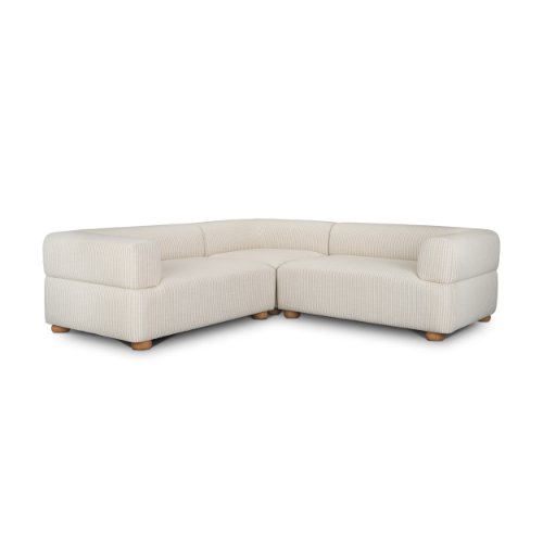718221-G - Warner Channel 3 Piece Sofa Set w/S Corner Piece