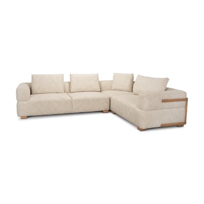 718232-I - Warner Channel 3 Piece Sofa Set w/S Corner Piece w/Back Cushions