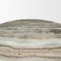 71420-AB - Allyson 42" Solid Grey Marble Round Dining Table