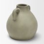71661 - Cantara Small Sage Green Ceramic Milk Jug w/ Handles
