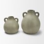 71661 - Cantara Small Sage Green Ceramic Milk Jug w/ Handles