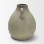 71662 - Cantara Medium Sage Green Ceramic Milk Jug w/ Handles