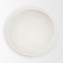 71663 - Punto Small White Paper Mache Dotted Centerpiece Bowl