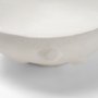 71663 - Punto Small White Paper Mache Dotted Centerpiece Bowl