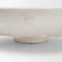 71664 - Punto Large White Paper Mache Dotted Centerpiece Bowl