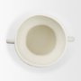71665 - Mika Wide White Ceramic Vase w/ Handles