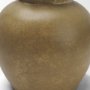 71667 - Melo Small Distressed Citron Yellow Ceramic Vase