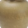 71668 - Melo Large Distressed Citron Yellow Ceramic Vase