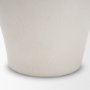 71670 - Trenza Large White Ceramic Vase w/ Twisted Handles