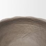 71675 - Konya Small Earthen Gray-Brown Dotted Paper Mache Centerpiece Bowl