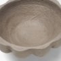 71675 - Konya Small Earthen Gray-Brown Dotted Paper Mache Centerpiece Bowl