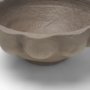71675 - Konya Small Earthen Gray-Brown Dotted Paper Mache Centerpiece Bowl