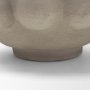 71675 - Konya Small Earthen Gray-Brown Dotted Paper Mache Centerpiece Bowl