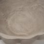 71676 - Konya Large Earthen Gray-Brown Dotted Paper Mache Centerpiece Bowl