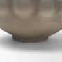 71676 - Konya Large Earthen Gray-Brown Dotted Paper Mache Centerpiece Bowl