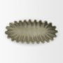 71678 - Camelia Large Fluted Sage Green Paper Mache Round Centerpiece Bowl