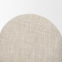 71724 - Martie Oatmeal Fabric w/ Light Brown Wood Legs Dining Chair
