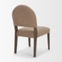 71725 - Martie Stonewashed Latte Fabric w/ Dark Brown Wood Legs Dining Chair