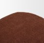 71736 - Siren Burgundy Fabric w/ Brown Ash Wood Oblong Bench