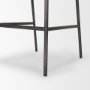 71760 - Kavalan 33.5" Total Height Sand Upholstered Seat Gray Metal Frame Counter Stool