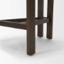 71774 - Soho Curved Open Back Cream Chenille Tripod Frame Counter Stool