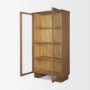 71717 - Winsford Two-Tone Oak Display Cabinet w/ Glass Doors
