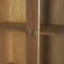 71717 - Winsford Two-Tone Oak Display Cabinet w/ Glass Doors