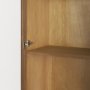 71717 - Winsford Two-Tone Oak Display Cabinet w/ Glass Doors