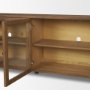 71719 - Winsford 82" Two-Tone Oak Sideboard w/ Glass Doors