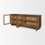 71719 - Winsford 82" Two-Tone Oak Sideboard w/ Glass Doors