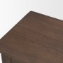 71720 - Angeline Spool Turned Console Table | Dark Brown Wood | 2 Drawers