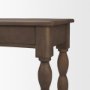71720 - Angeline Spool Turned Console Table | Dark Brown Wood | 2 Drawers