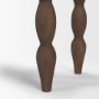 71720 - Angeline Spool Turned Console Table | Dark Brown Wood | 2 Drawers