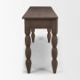 71720 - Angeline Spool Turned Console Table | Dark Brown Wood | 2 Drawers