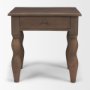 71721 - Angeline Spool Turned End Table | Dark Brown Wood | 1 Drawer